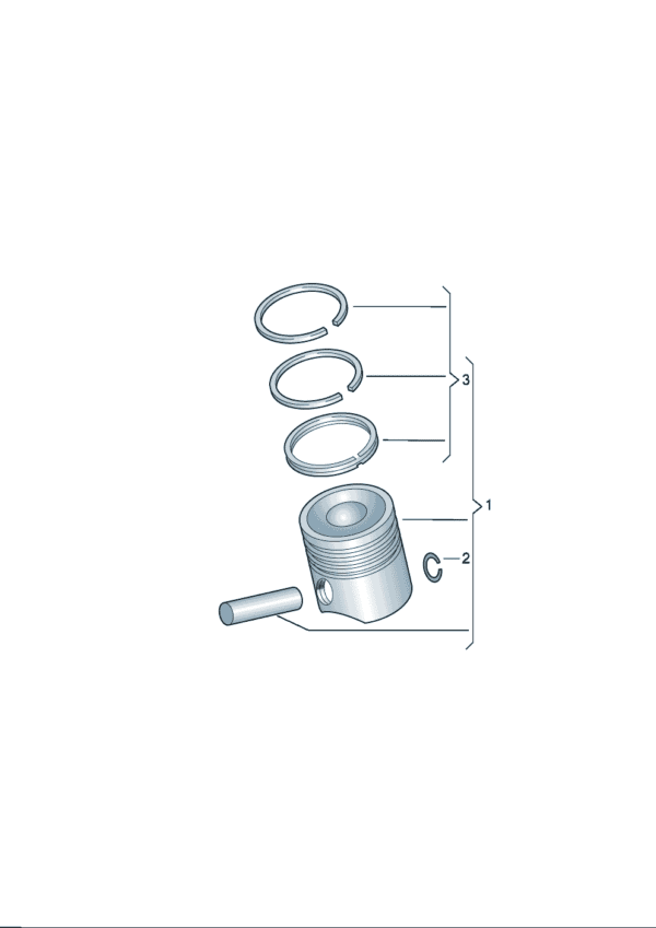 06L107065EK Piston - Suitable for Audi A7L