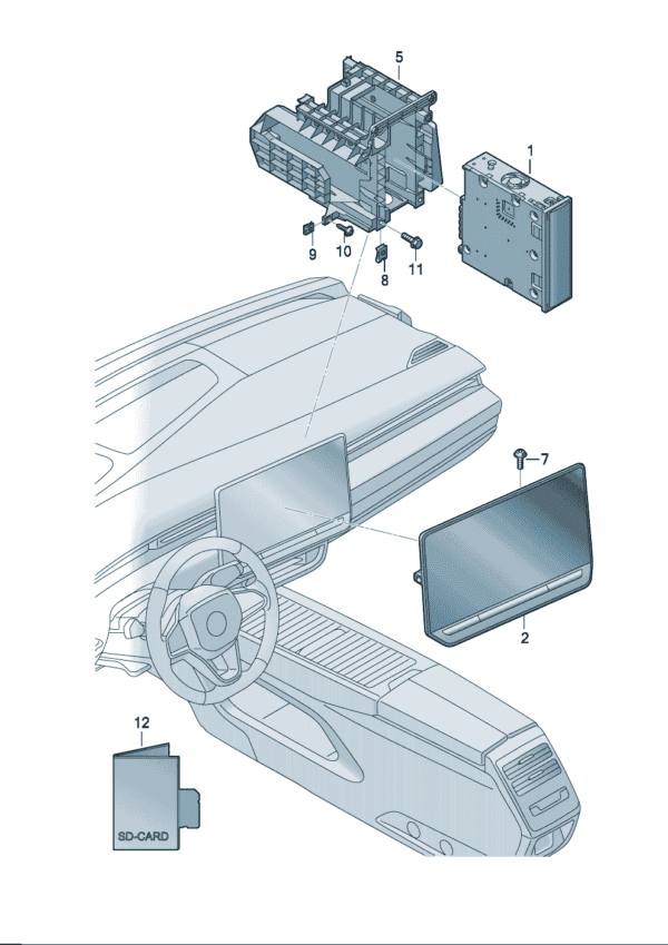 10C035878C Control Unit - Suitable for Volkswagen ID7