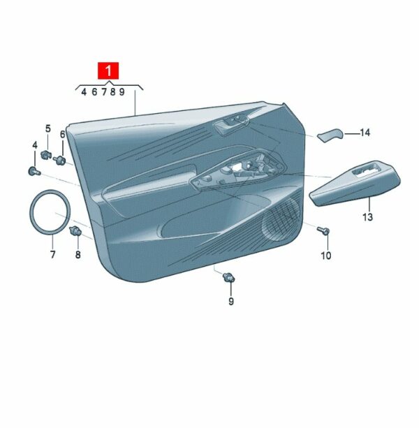 10D867011A Door Trim Panel - Suitable for SAIC Volkswagen ID.3