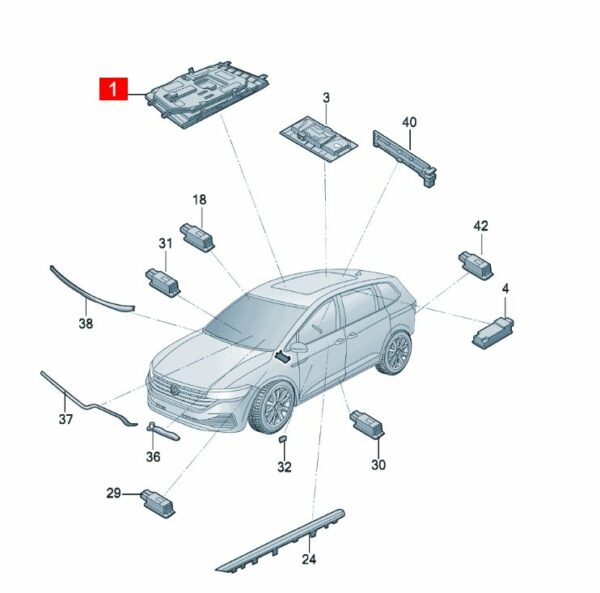 11D959569 Reading Light - Suitable for SAIC Volkswagen ID.3