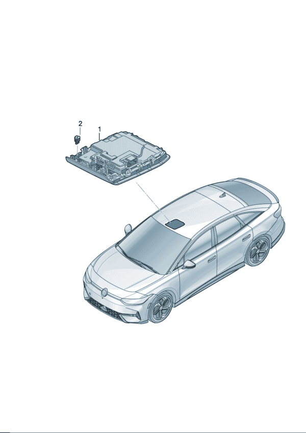 11D959569YRW Reading Light - Suitable for Volkswagen ID7