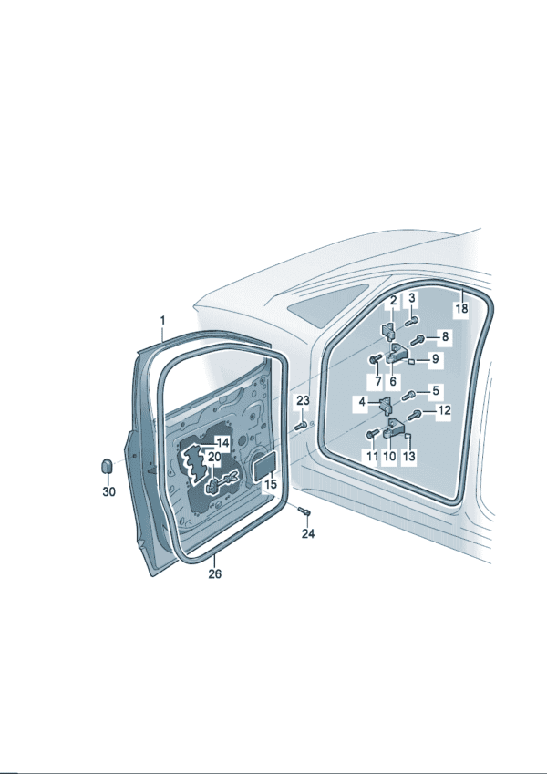 14A831055N, 14A831056N Doors - Suitable for Volkswagen ID7