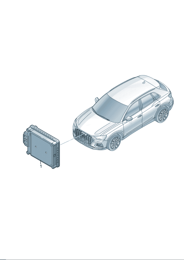 1EA907572H radar sensor is for the Audi Q5e tron