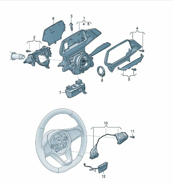 1EA953508Q Steering Column Combination Switch - Suitable for SAIC Volkswagen ID.3