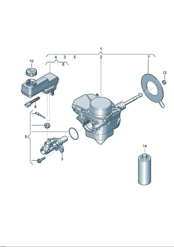 1EB614105CF Brake Booster - Suitable for Volkswagen ID7