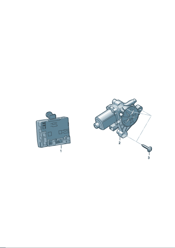 1EB959593B, 1EB959592B, 1EB959597B, 1EB959596B Door Control Units - Suitable for Volkswagen ID7