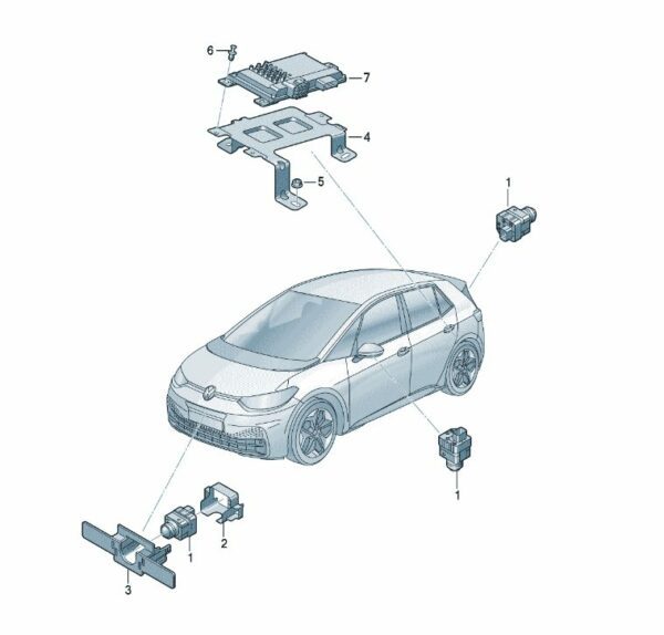 1ED 980 556A Camera - Suitable for SAIC Volkswagen ID.3