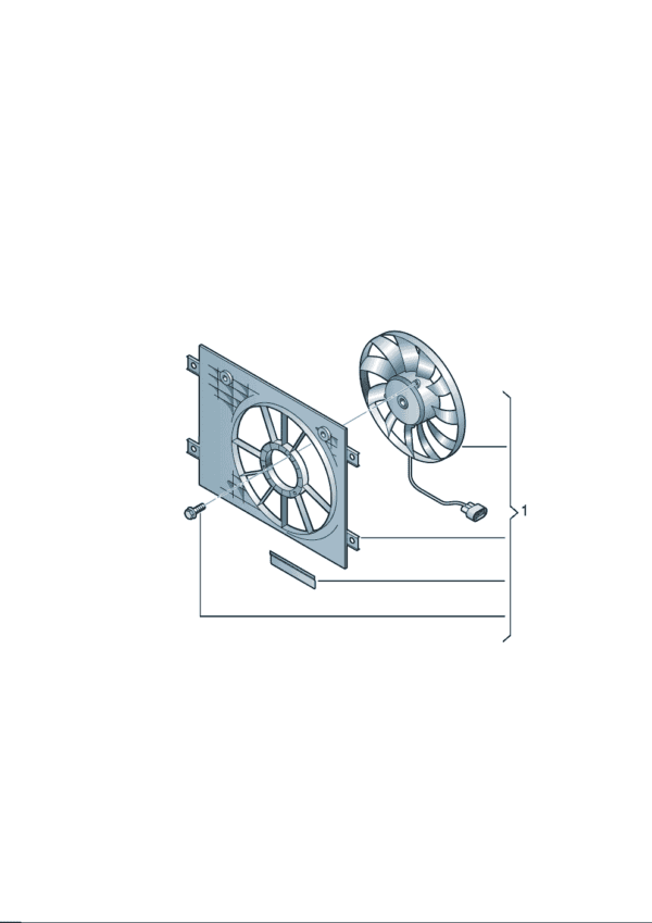 1ED121203A Radiator Fan - Suitable for Volkswagen ID7