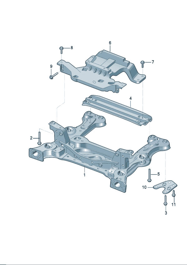 1ED199315C Crew Bracket for Audi Q5e tron