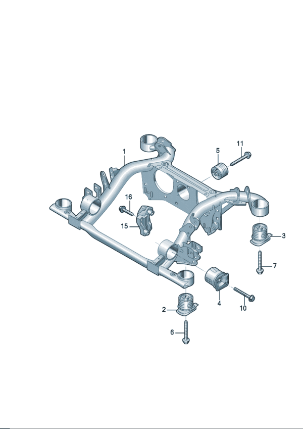 1ED505315C subframe for Audi Q5e tron