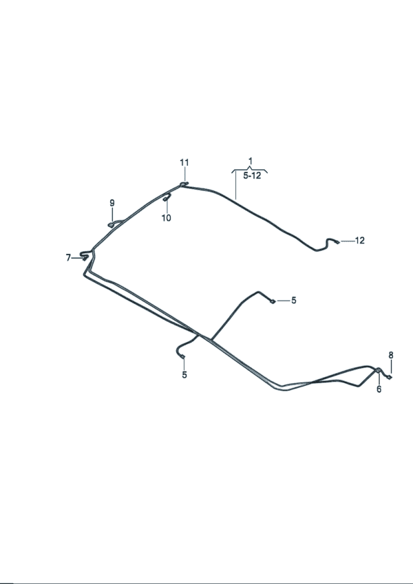 4CG971100 Roof Wiring Harness - Suitable for Audi Q6