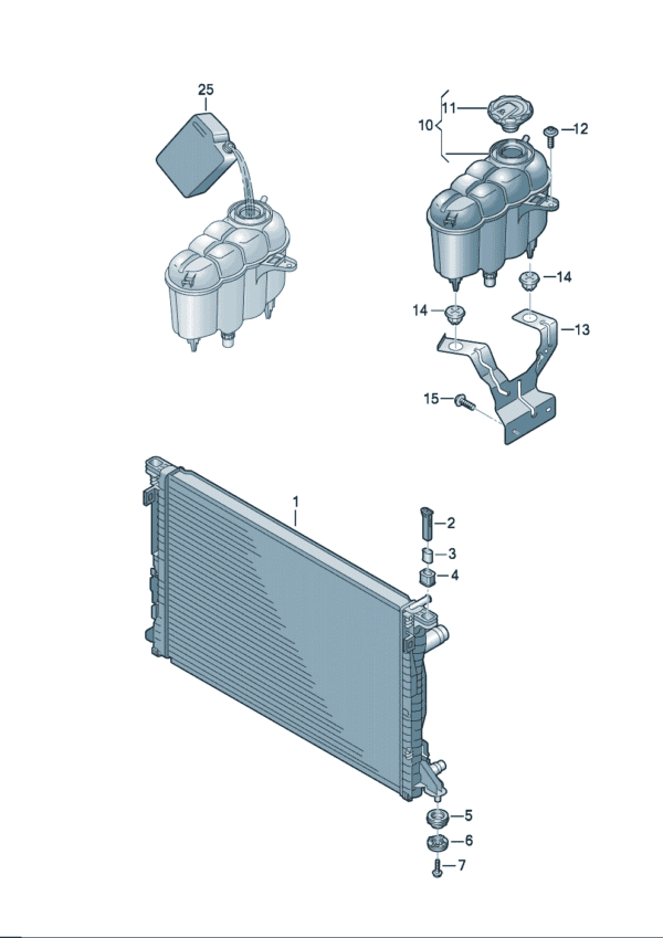 4KG121251 Radiator - Suitable for Audi A7L