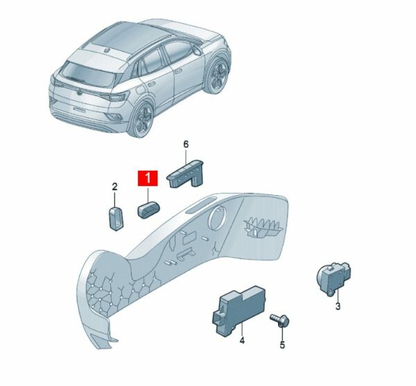 5GG959815 Seat Adjustment Knob - Suitable for SAIC Volkswagen ID.3