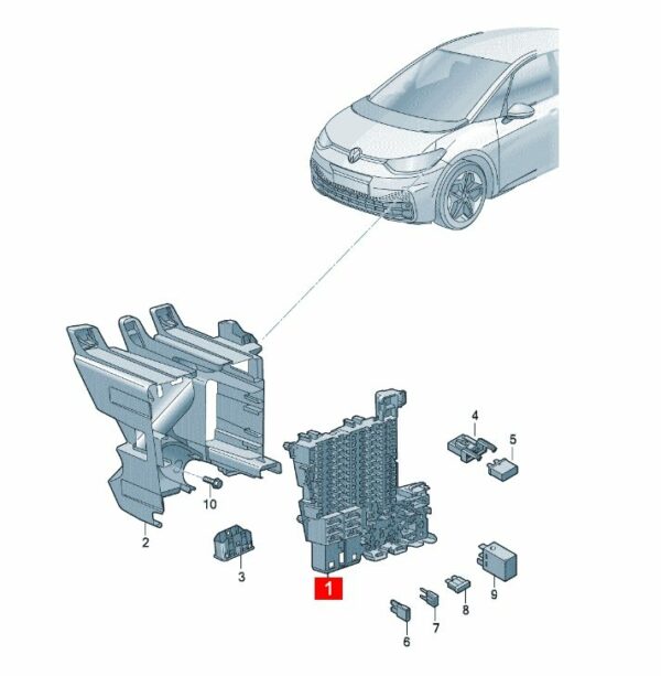 5WA937615 Relay Seat - Suitable for SAIC Volkswagen ID.3