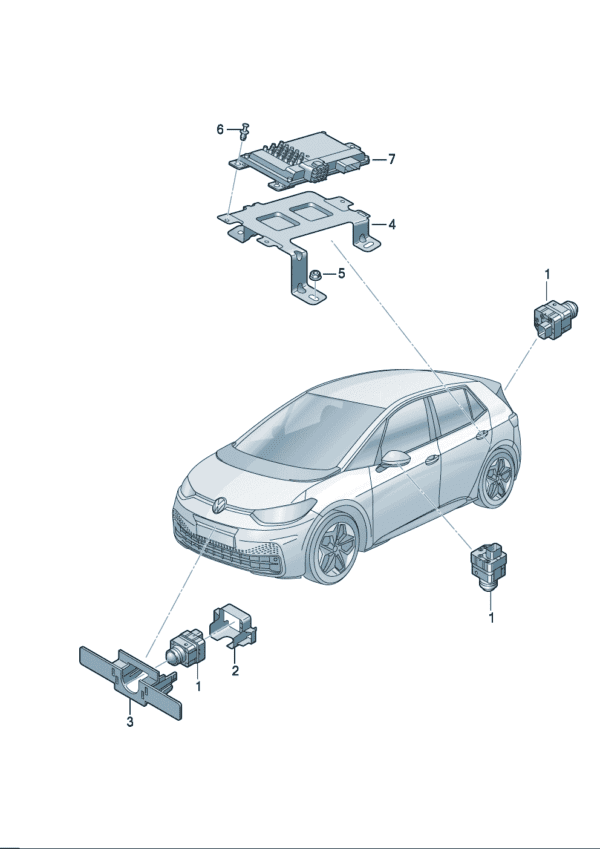 5WD980546A Camera - Suitable for Volkswagen ID7