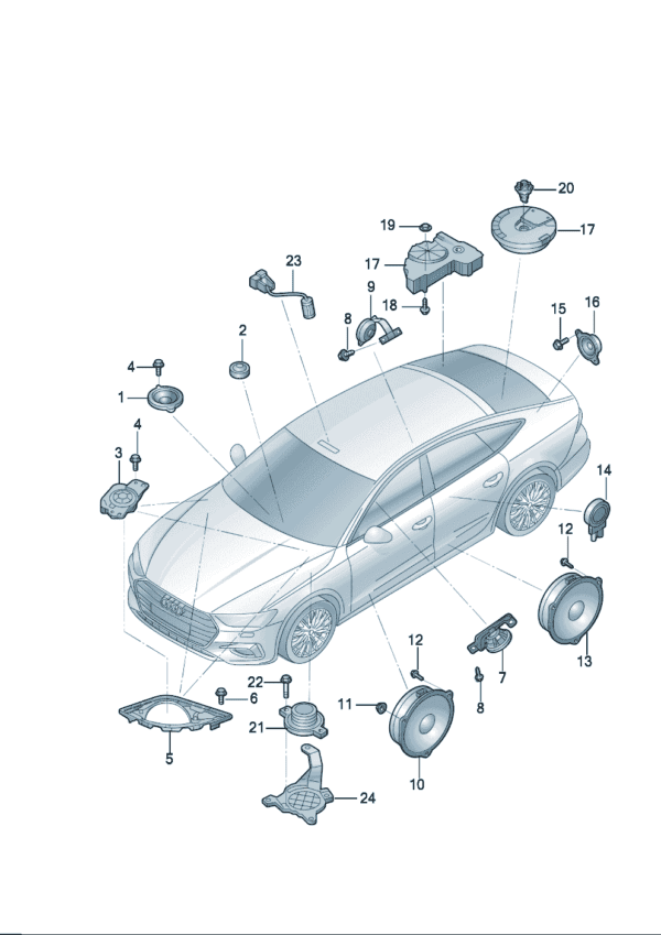 85E035453 Speaker - Suitable for Audi Q6