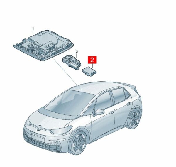 89A907594BD Control Unit for Sunroof - Suitable for SAIC Volkswagen ID.3