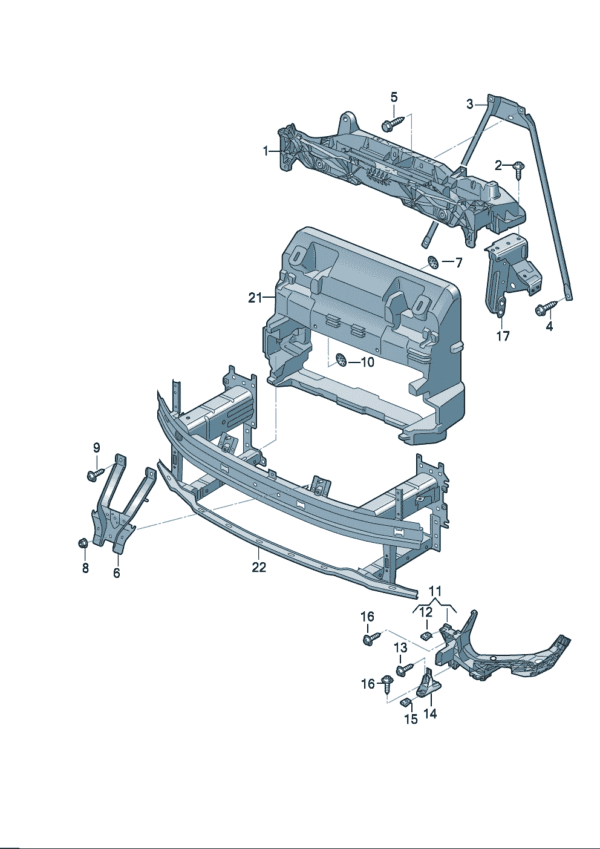 89D805563 DASH BRACKET FOR AUDI Q5e tron