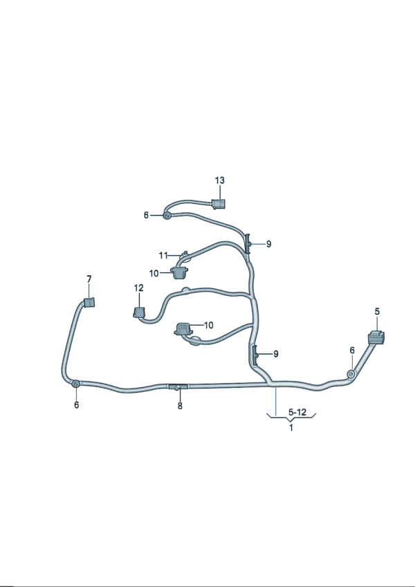 89D971369 Backrest_Adjust harness for Audi Q5e tron