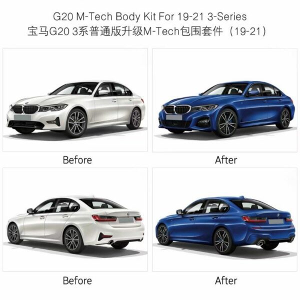 BMW G20 3 Series Standard to M-Tech Package Upgrade Kit (19-21) - Image 2