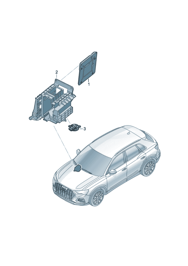 1EA 937 012 N, 1EA 937 012 T, 1EA 937 012 AC, 1EA 937 012 AD Data Bus Diagnostic Interface (Gateway) - Suitable for Audi Q4e tron