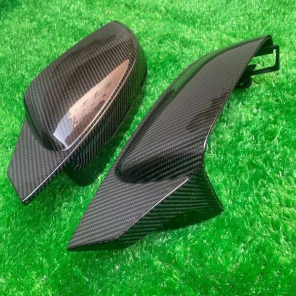 M Type Dry Carbon Rearview Mirror Cover - Suitable for BMW 3 Series G20 G28 - Image 5