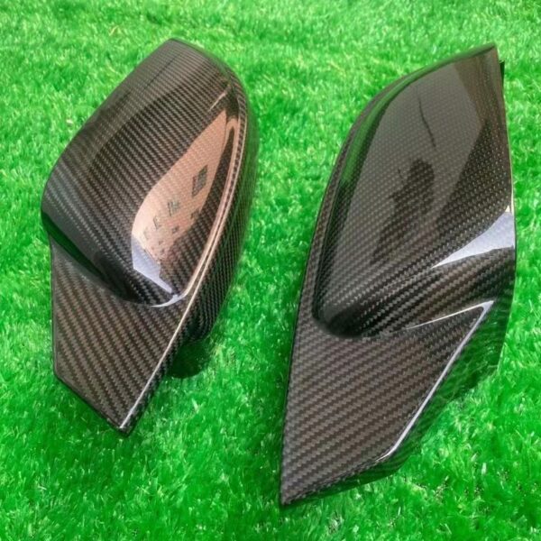 M Type Dry Carbon Rearview Mirror Cover - Suitable for BMW 3 Series G20 G28 - Image 3