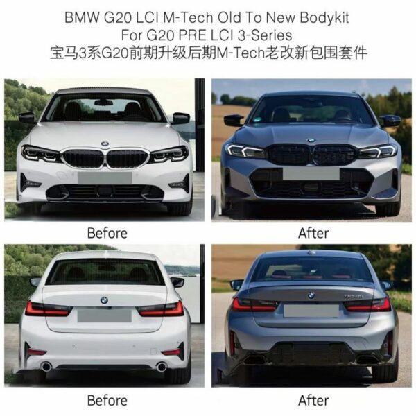 BMW 3 Series G20 Pre-Facelift to Post-Facelift M-Tech Upgrade Kit - Image 2