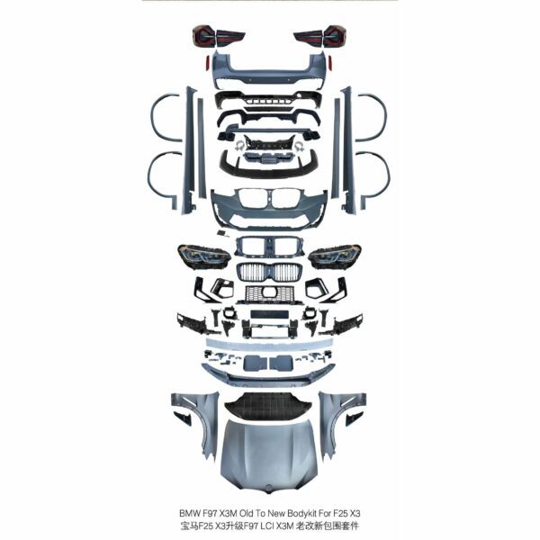 BMW F25 X3 to F97 LCIX3M Facelift Upgrade Kit