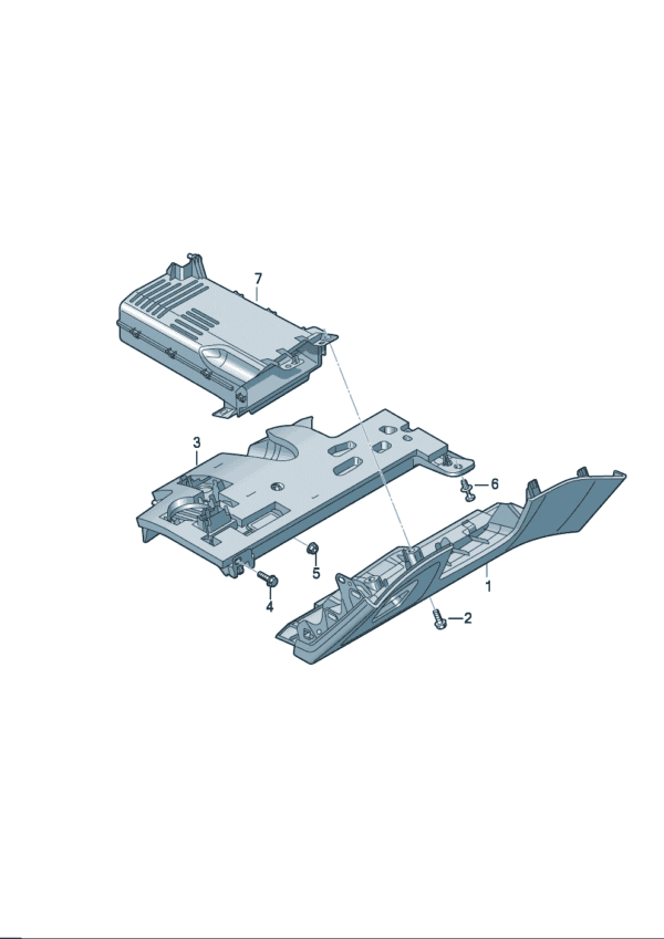 4KG863075A Glove Box Suitable for Audi A7L